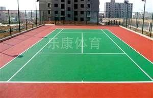 贵州省黎平县岩洞体育公园硅PU网球场